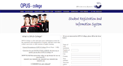 Desktop Screenshot of opus-college.net